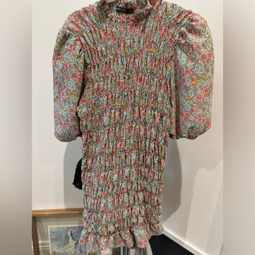Nasty gal mini floral dress